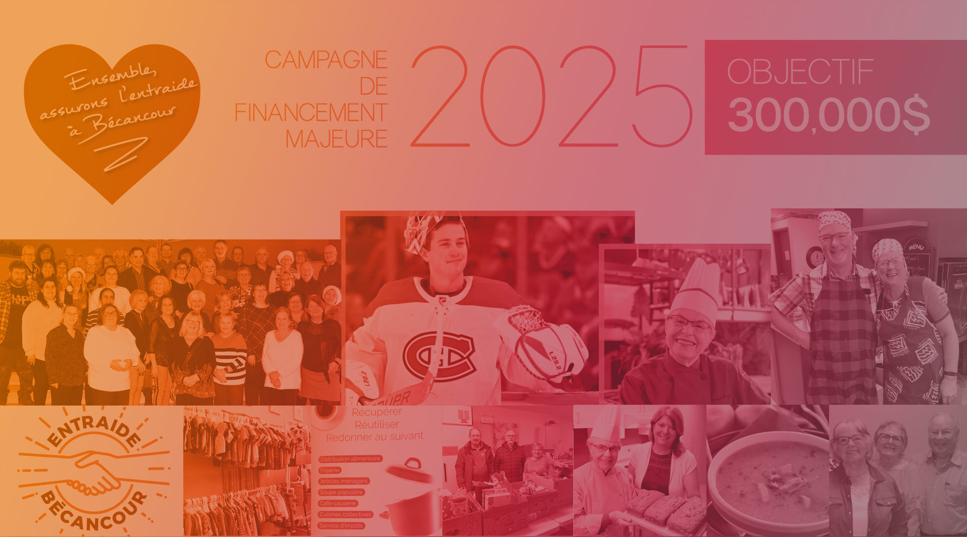 Campagne financement 2025 Entraide Bécancour